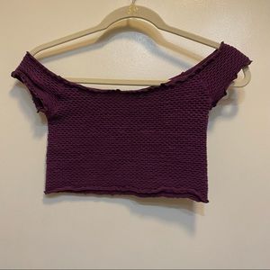 Free People Off The Shoulder Crop Top